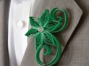 paper boutonniere